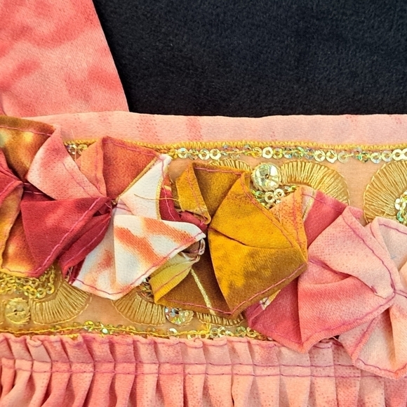 Hawaiian Multi Color Floral Inspired Dress/Moo Moo - Picture 3 of 7